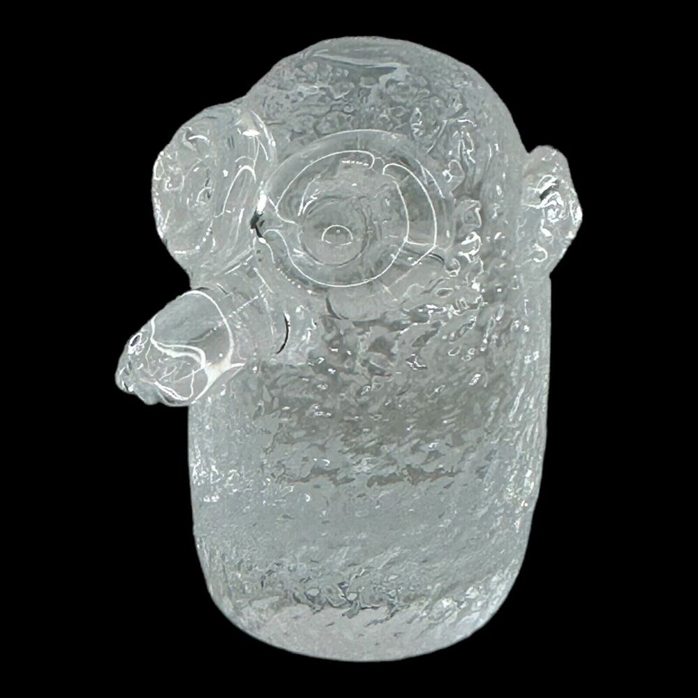 Hadeland Glass "The Forgetful Troll" Benny Motzfeldt Paperweight Art Norway VTG